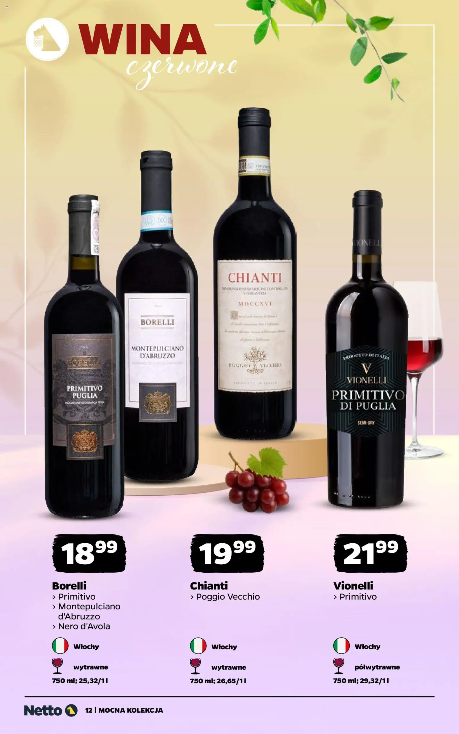 Netto gazetka - Wina od 13.04.2026 | Strona: 12