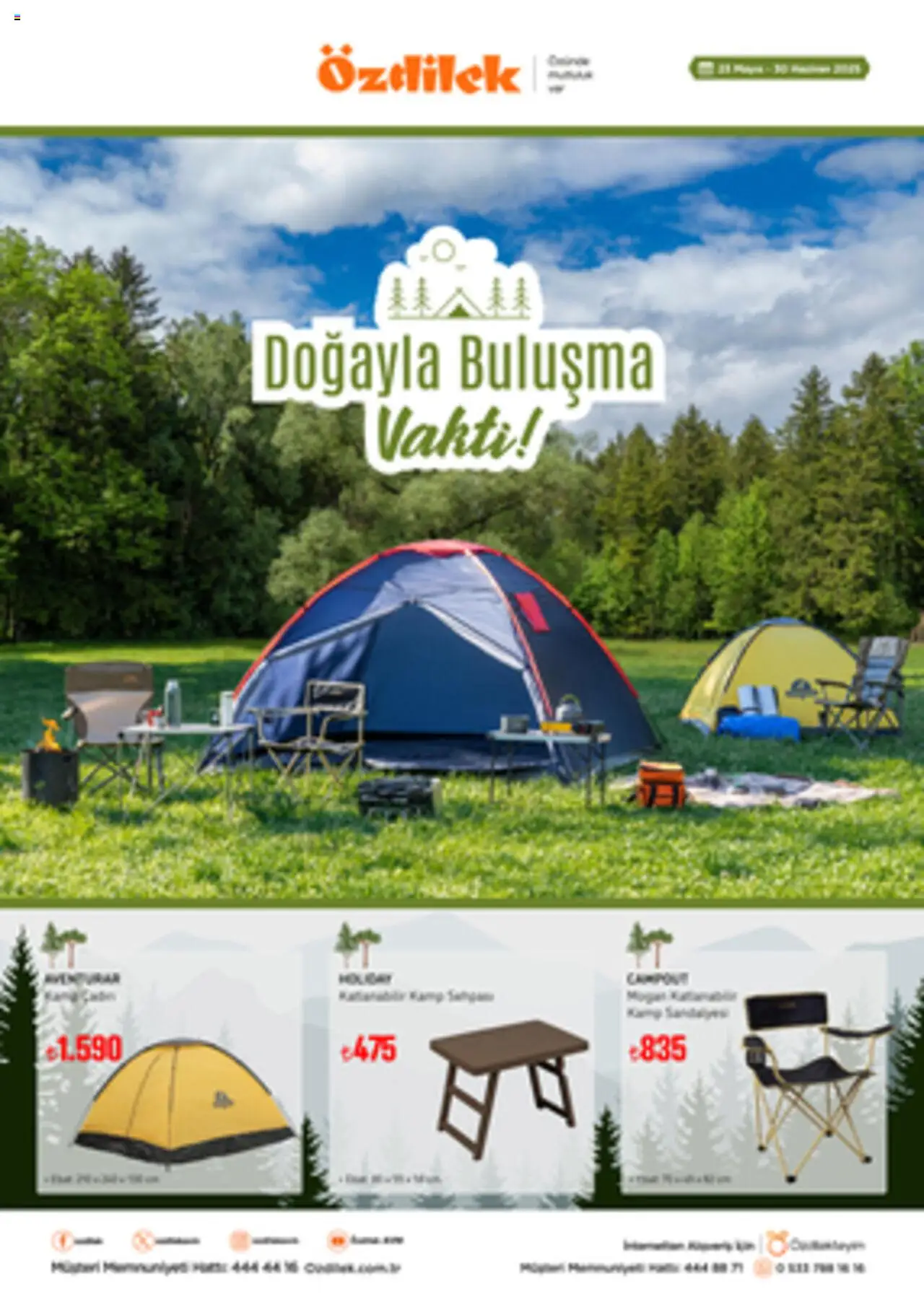 Özdilek Doğayla Buluşma Vakti - 23.05.2025 tarihinden itibaren geçerlidir | Sayfa: 1