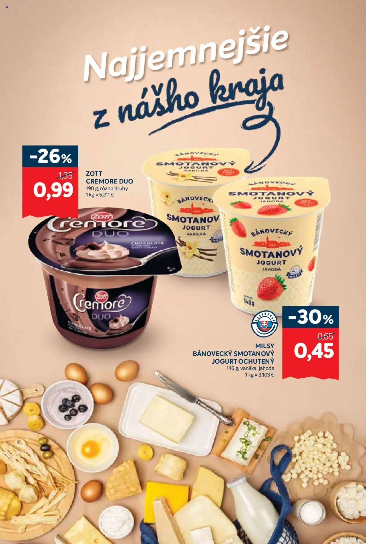 Nové Kraj akcie – leták je platný od 16.10.2025 | Strana: 5 | Produkty: Jogurt