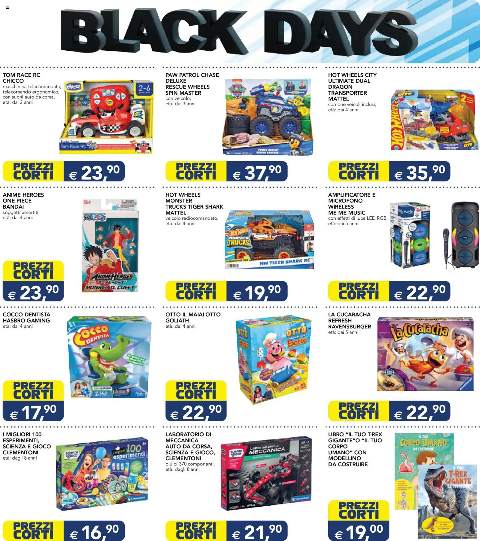 Volantino Esselunga S del 17.11.2025 | Pagina: 7 | Prodotti: Telecomando, Cocco, Gioco, Microfono