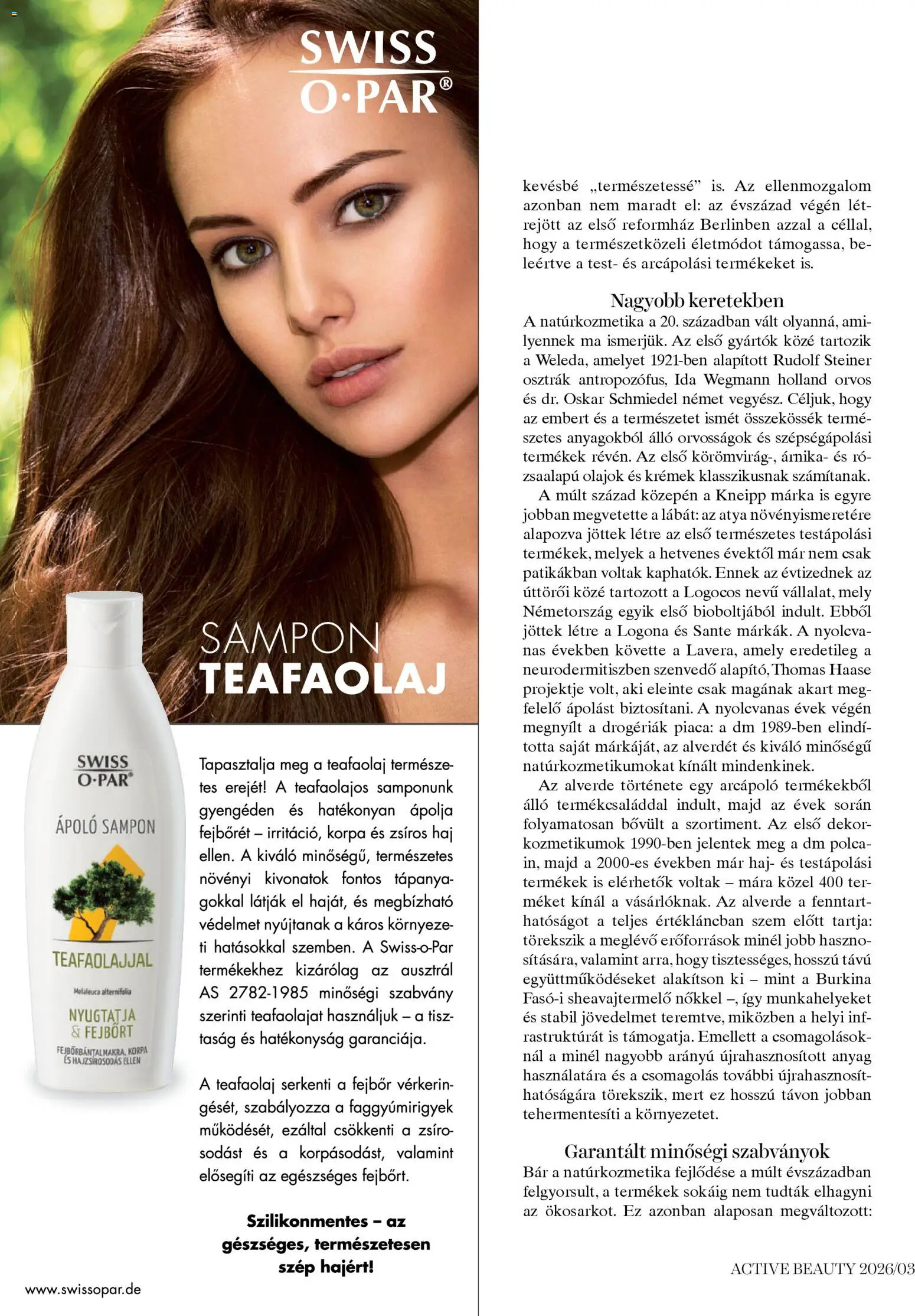 DM Drogerie Markt akciós ujság - amely érvényes a következő dátumtól: 26.03.2026 | Oldal: 52 | Termékek: Teafaolaj, Sampon