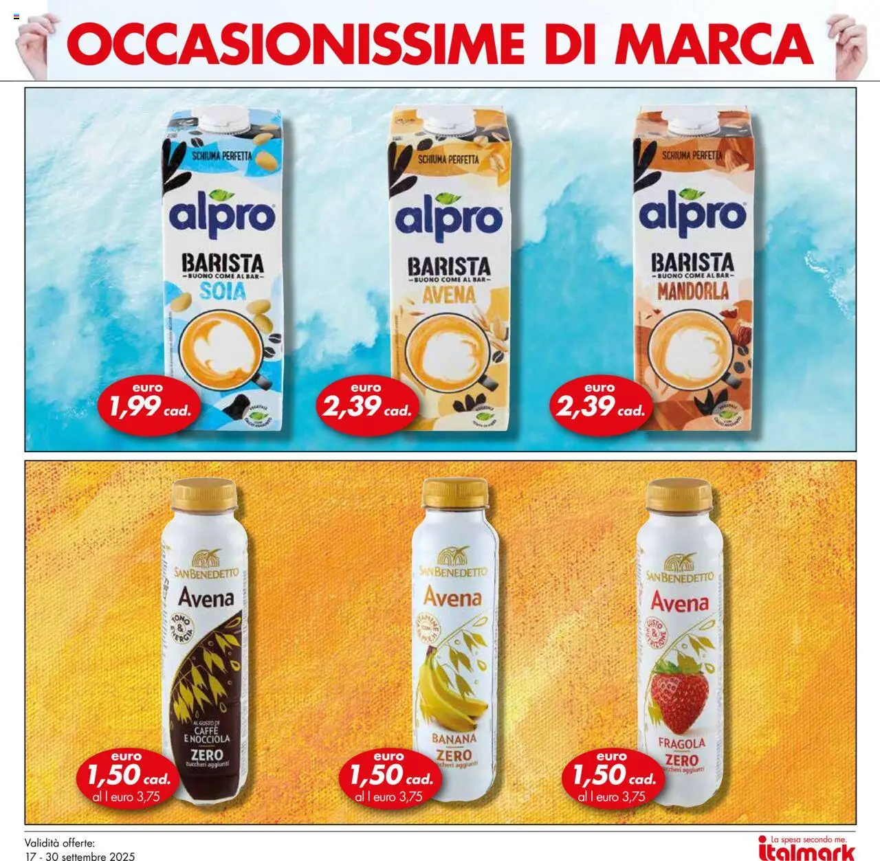 Volantino Italmark del 17.09.2025 | Pagina: 15 | Prodotti: Caffè, Pesto