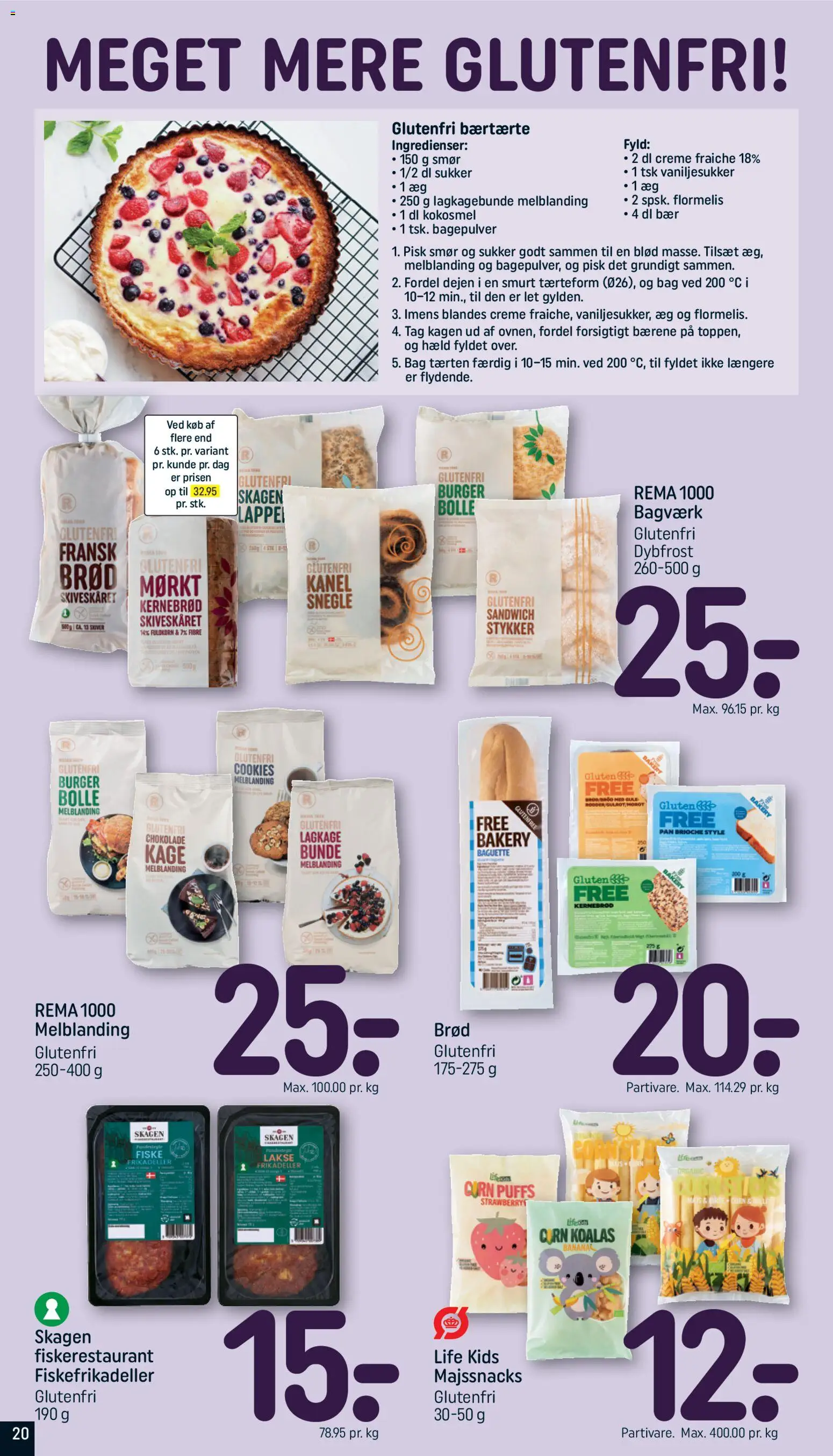 Rema 1000 tilbudsavis – gyldig fra 28.03.2026 | Side: 20 | Produkter: Creme, Flormelis, Fiskefrikadeller, Sukker