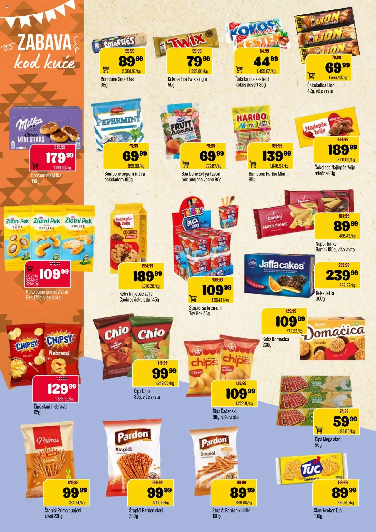 Podunavlje katalog - važi od 13.08.2025 | Strana: 8 | Proizvode: Bombone, Keks, Tuc, Čokolada
