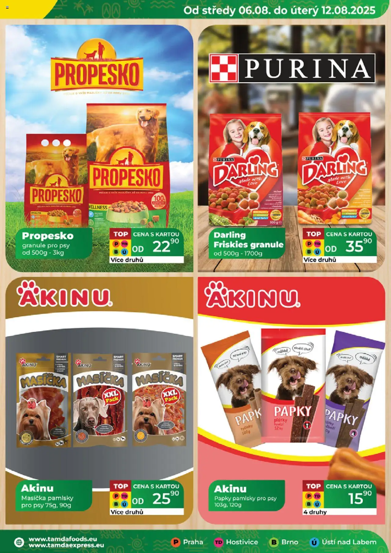 Tamda Foods leták od 06.08.2025 | Strana: 23 | Produkty: Granule pro psy Friskies, Granule pro psy, Purina, Granule