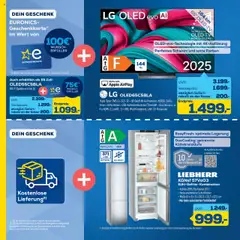 Euronics  Gutscheinheft ab 30.09.2025 gültig | Seite: 16 | Produkte: Liebherr, Apple, Kühlgefrierkombination, TV