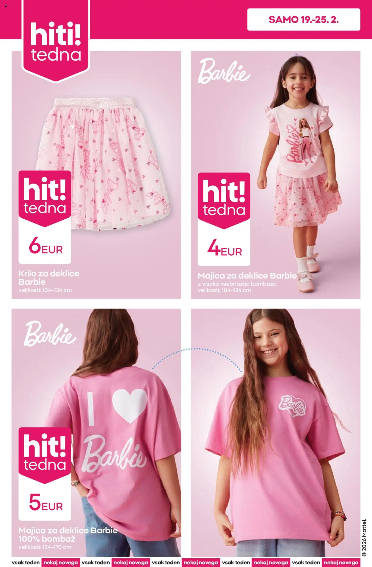 Novi Pepco katalog ponudbe – veljaven od 19.02.2026 | Stran: 4 | Izdelki: Krilo, Majica