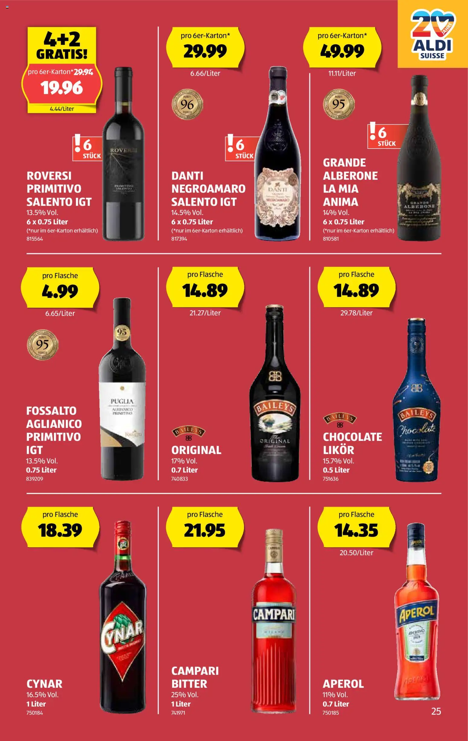 Aldi Aktionen – gültig ab 13.11.2025 | Seite: 26 | Produkte: Likör