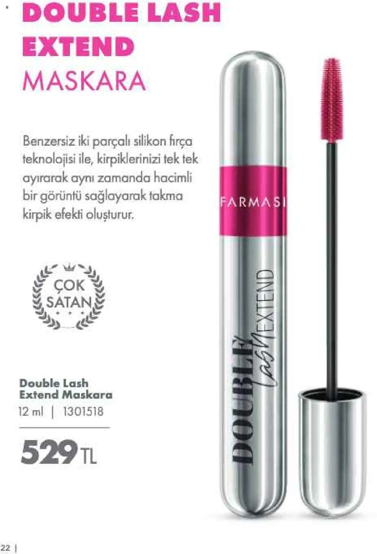 Farmasi Katalog - 01.08.2025 tarihinden itibaren geçerlidir | Sayfa: 22 | Ürünler: Takma kirpik, Fırça