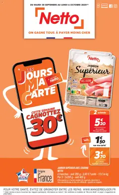 Netto - Prévisualisation de Netto catalogue valide à partir de 30.09.2025