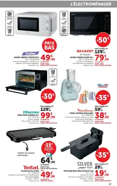 Hyper U - Prévisualisation de Hyper U catalogue valide à partir de 14.04.2026 | Page: 37 | Produits: Plancha, Plateau, Friteuse, Cônes