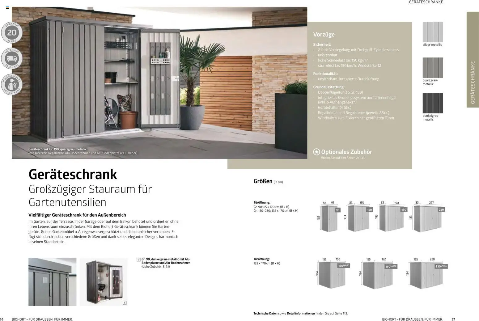 Dehner  Biohort – Metall für Garten & Terrasse gültig ab 05.01.2026 | Seite: 19 | Produkte: Gartenmöbel