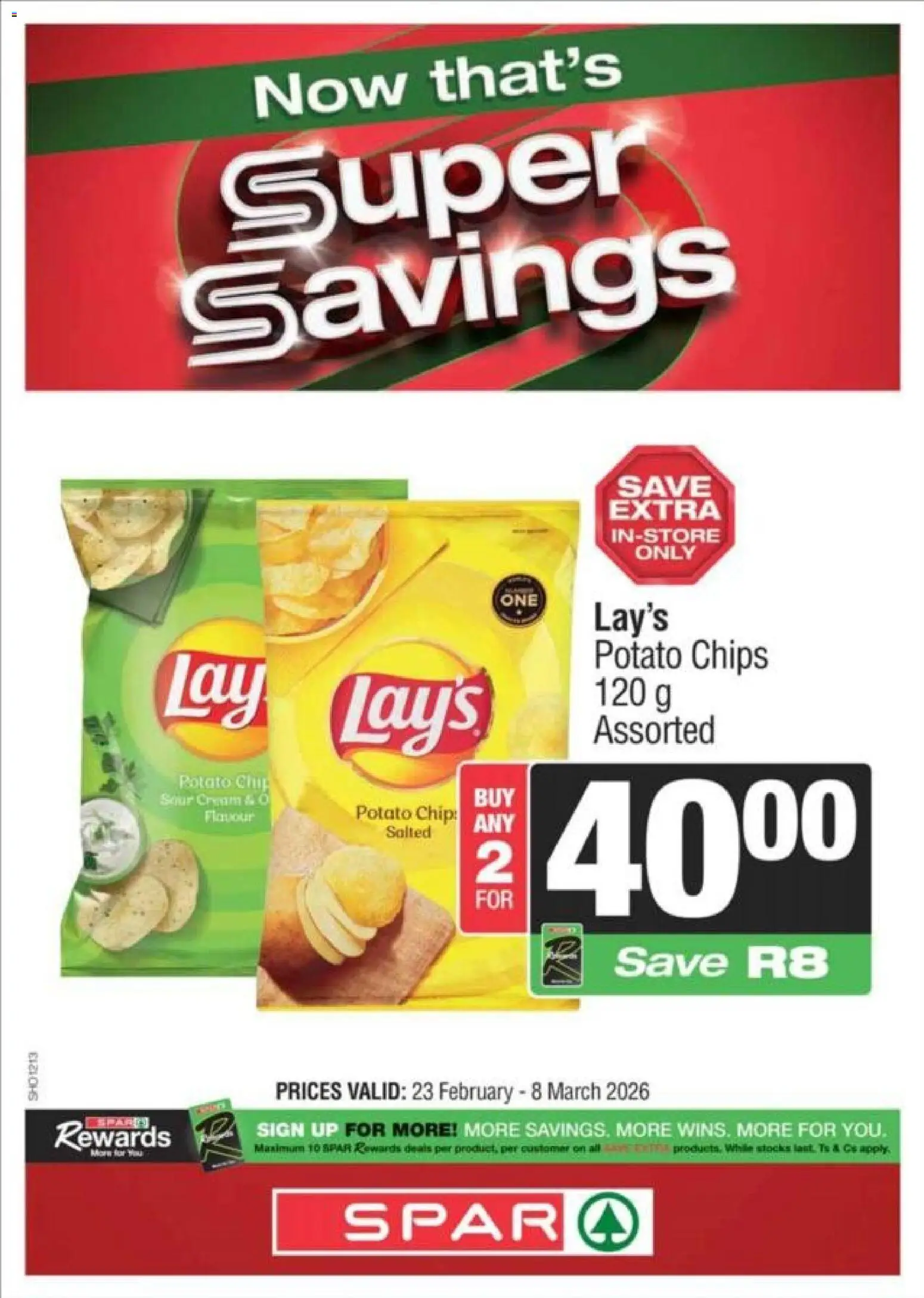 New Spar catalogue – valid from 23.02.2026 | Page: 13 | Products: Chips