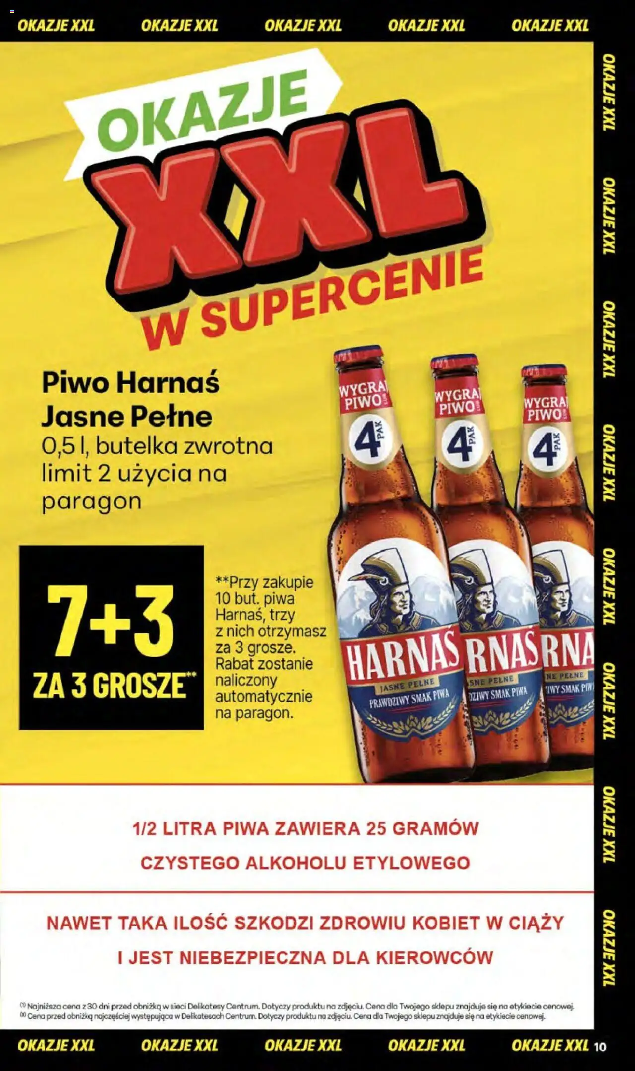 Delikatesy Centrum Gazetka od 02.10.2025 | Strona: 10 | Produkty: Delikatesy, Harnaś, Piwo
