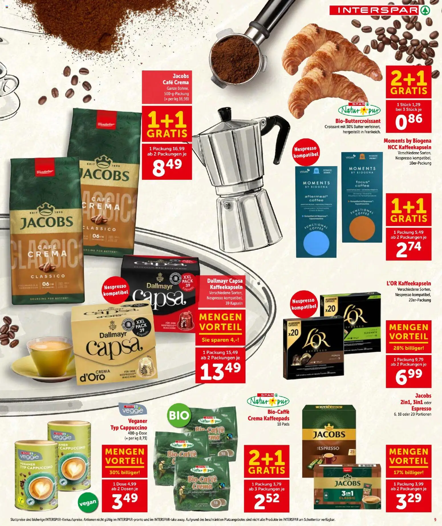 Interspar - Flugblatt gültig ab 05.03.2026 | Seite: 9 | Produkte: Butter
