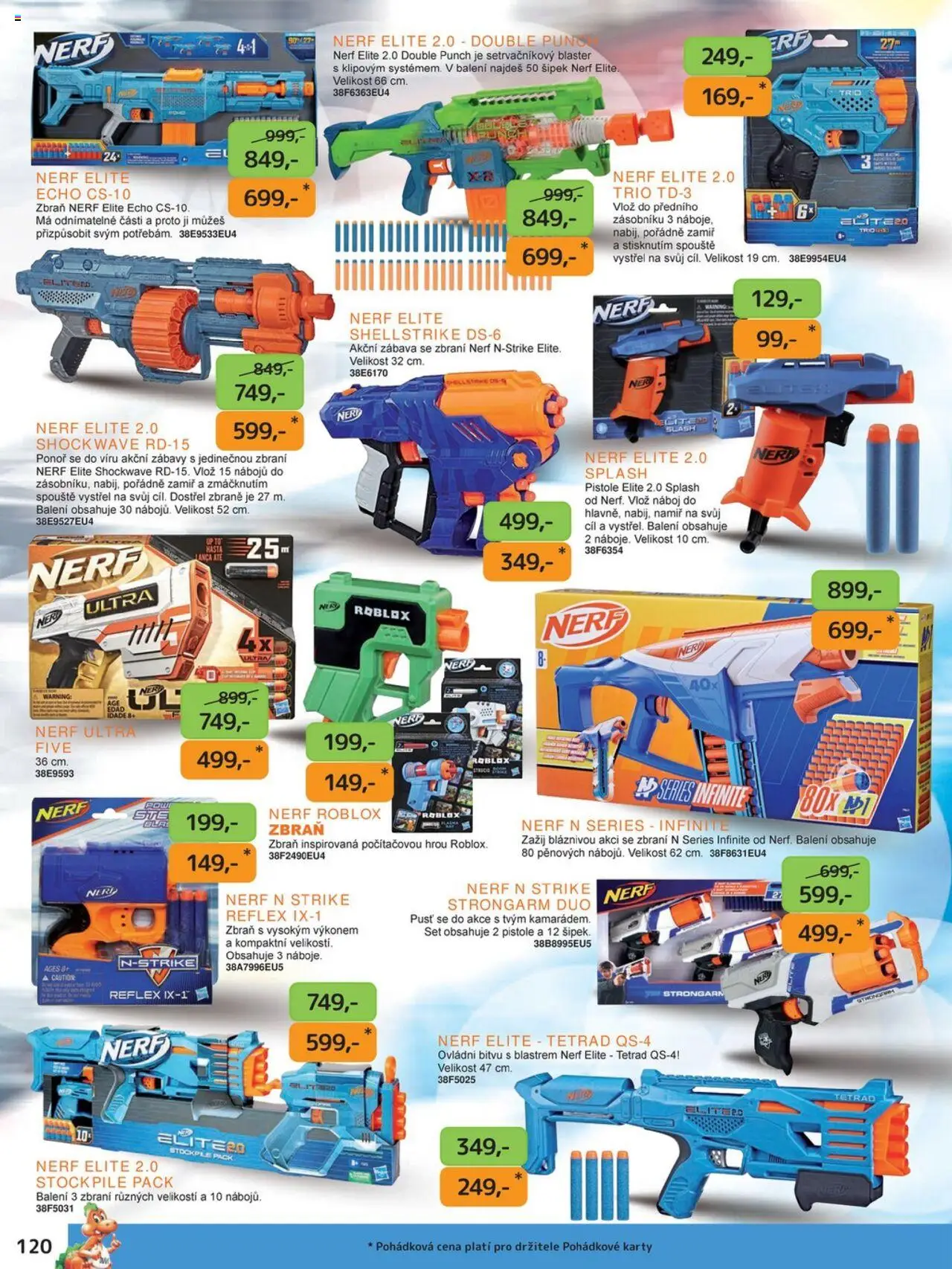 Dráčik leták od 03.10.2025 | Strana: 120 | Produkty: Nerf, Karty