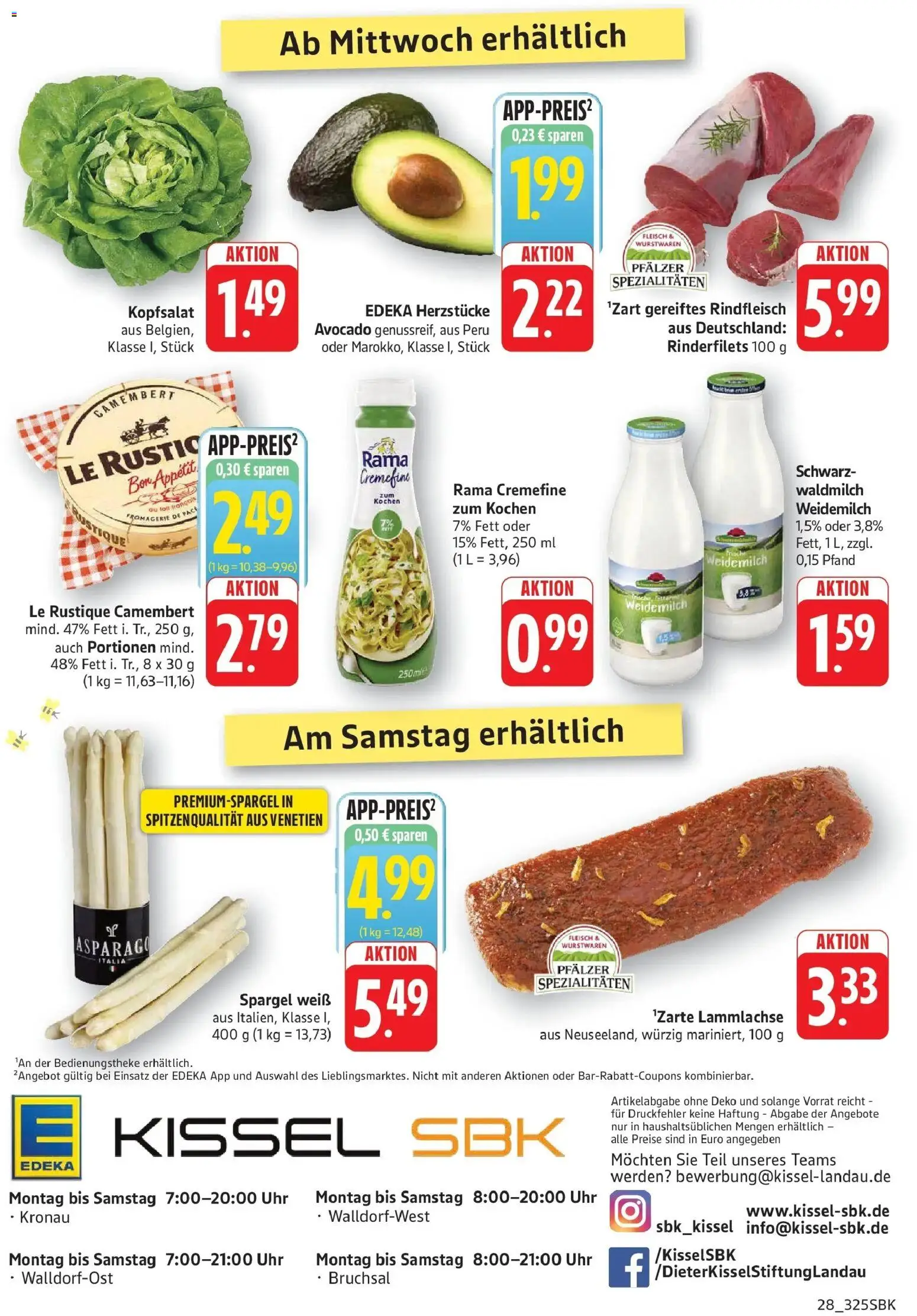 Angebote – gültig ab 30.03.2026 | Seite: 28 | Produkte: Rama, Avocado, Rindfleisch, Uhr