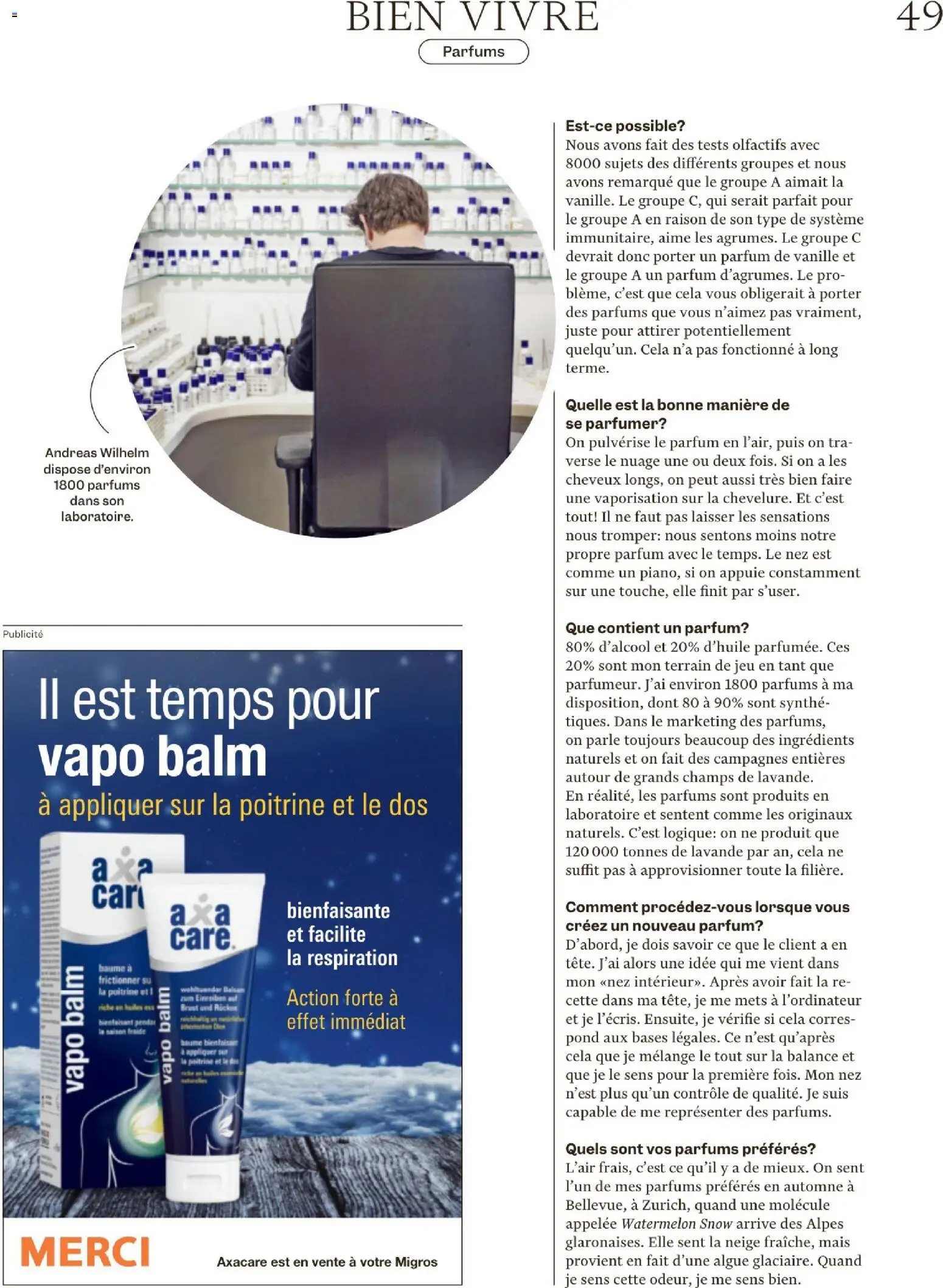 Migros Magazin FR – gültig ab 24.11.2025 | Seite: 49 | Produkte: Parfüm