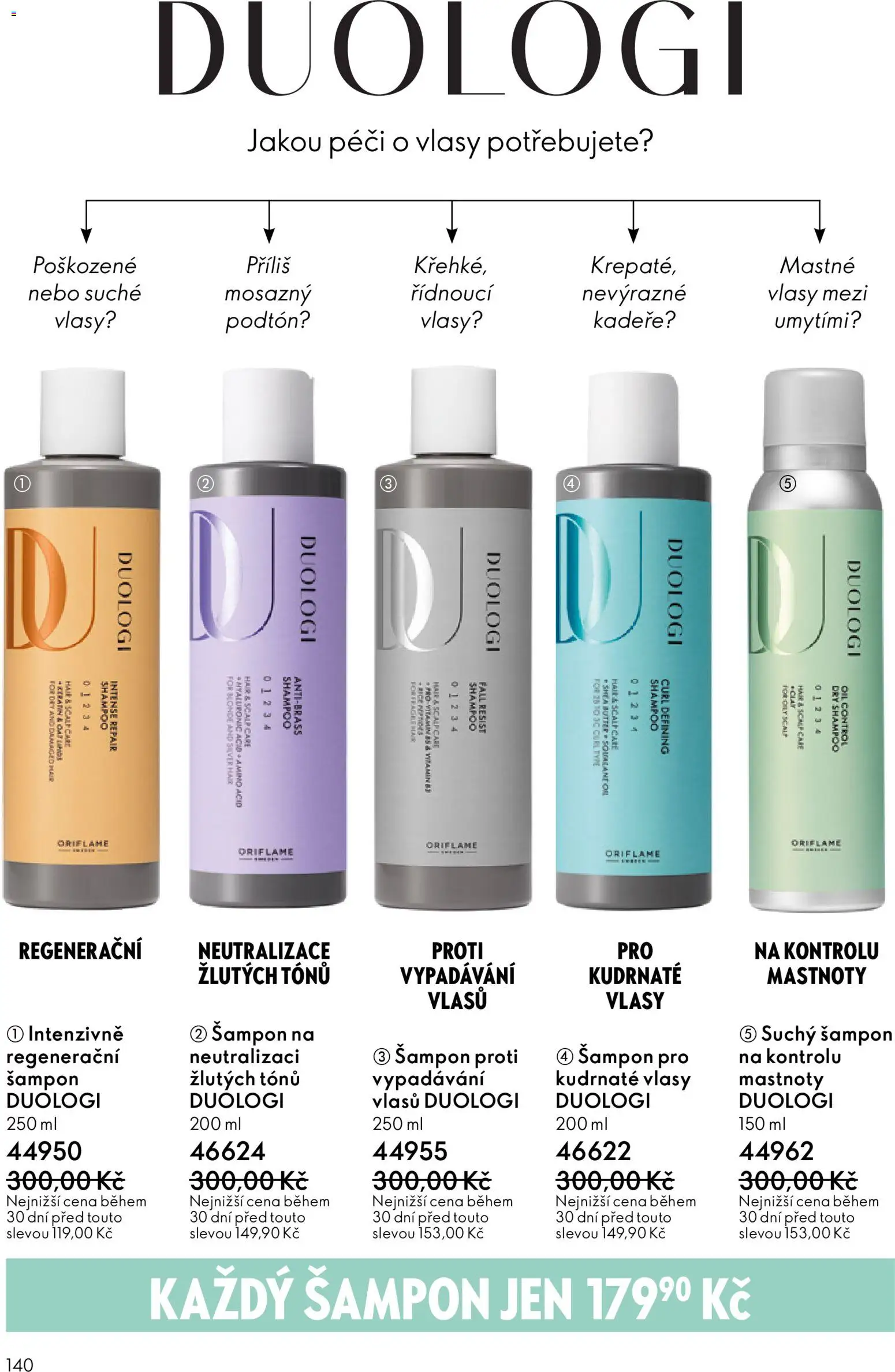 Oriflame katalog č.02/2026 od 21.01.2026 | Strana: 140 | Produkty: Suchý šampon, Šampon