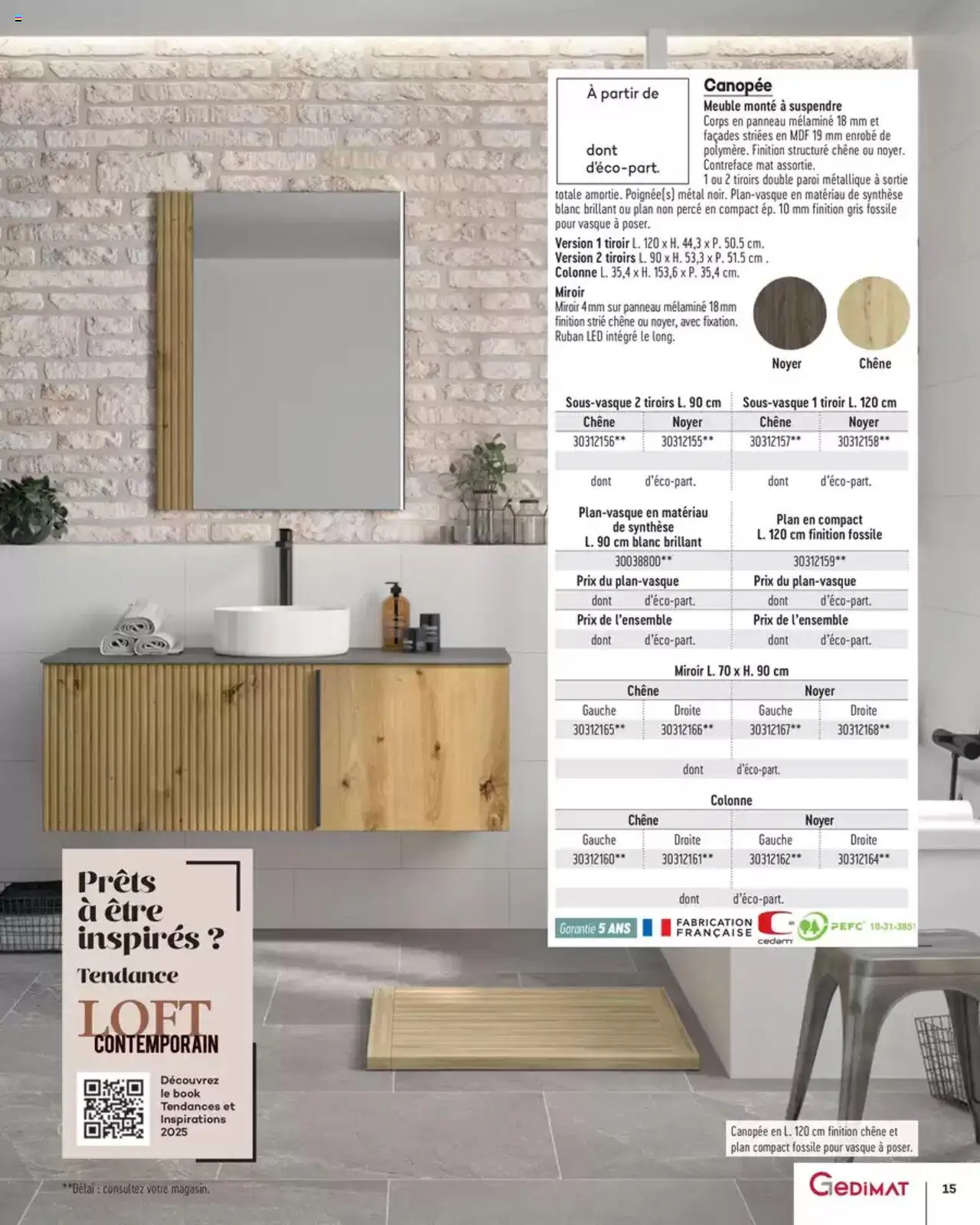 | Page: 15 | Produits: Meuble, Poignées, Tiroirs, Miroir