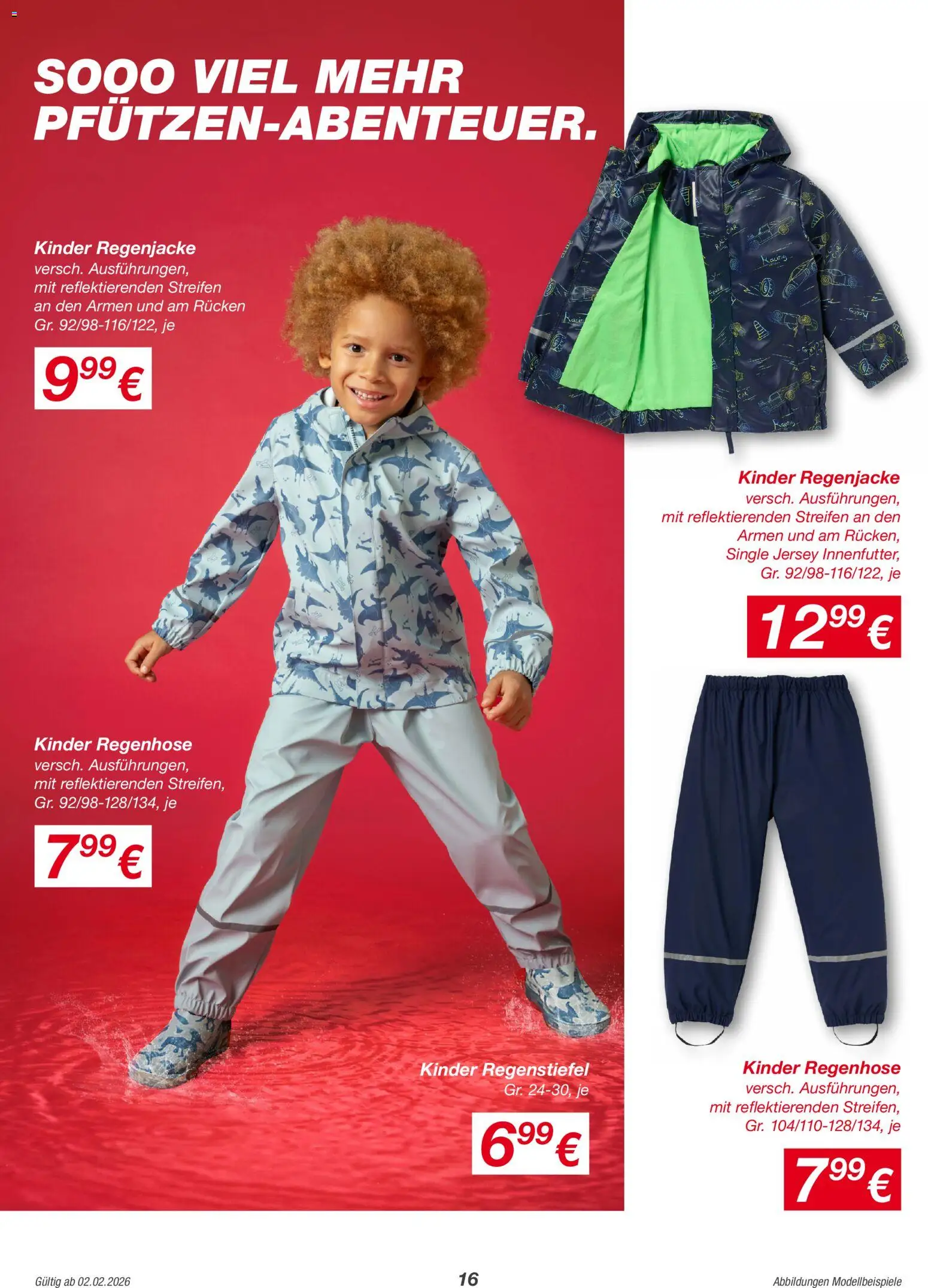 Kik Prospekt 	 – gültig ab 02.02.2026 | Seite: 16 | Produkte: Regenjacke