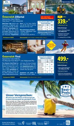 Lidl Aktionen Reisen November ab 29.10.2025 gültig | Seite: 3 | Produkte: Bad, Ski, Telefon, TV