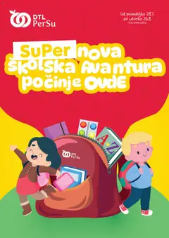 PerSu - Povratak u školu - pregled PerSu kataloga - važi od 28.07.2025