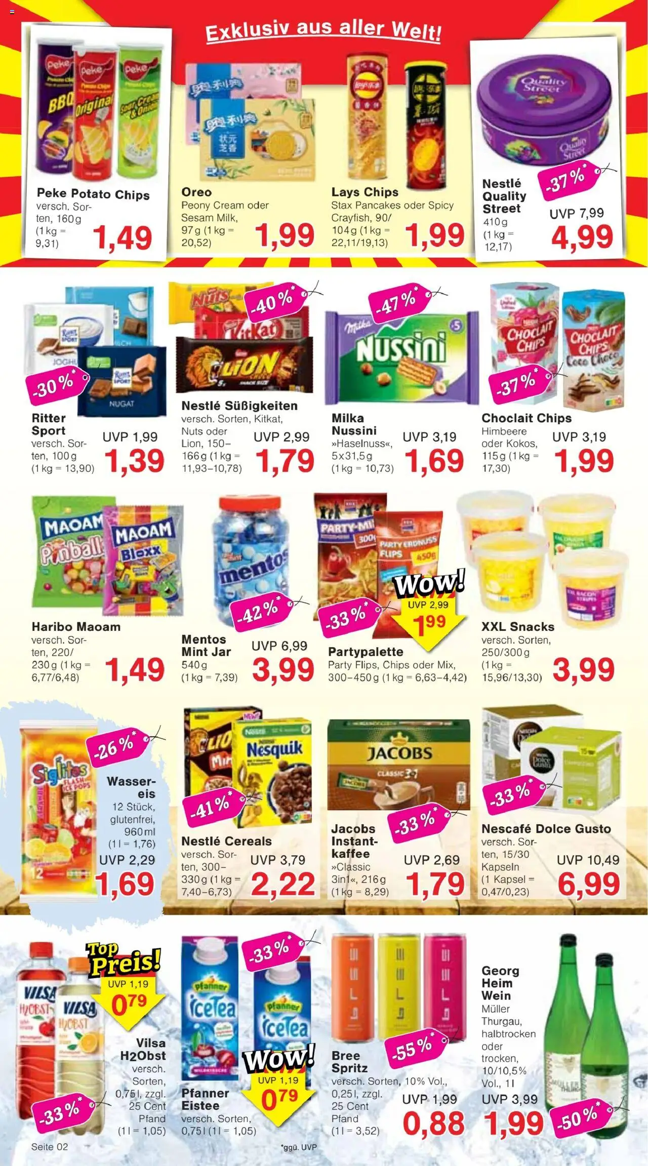 Jawoll Prospekt - gültig ab dem 30.06.2025 | Seite: 2 | Produkte: Nescafe, Haribo, Kaffee, Wasser