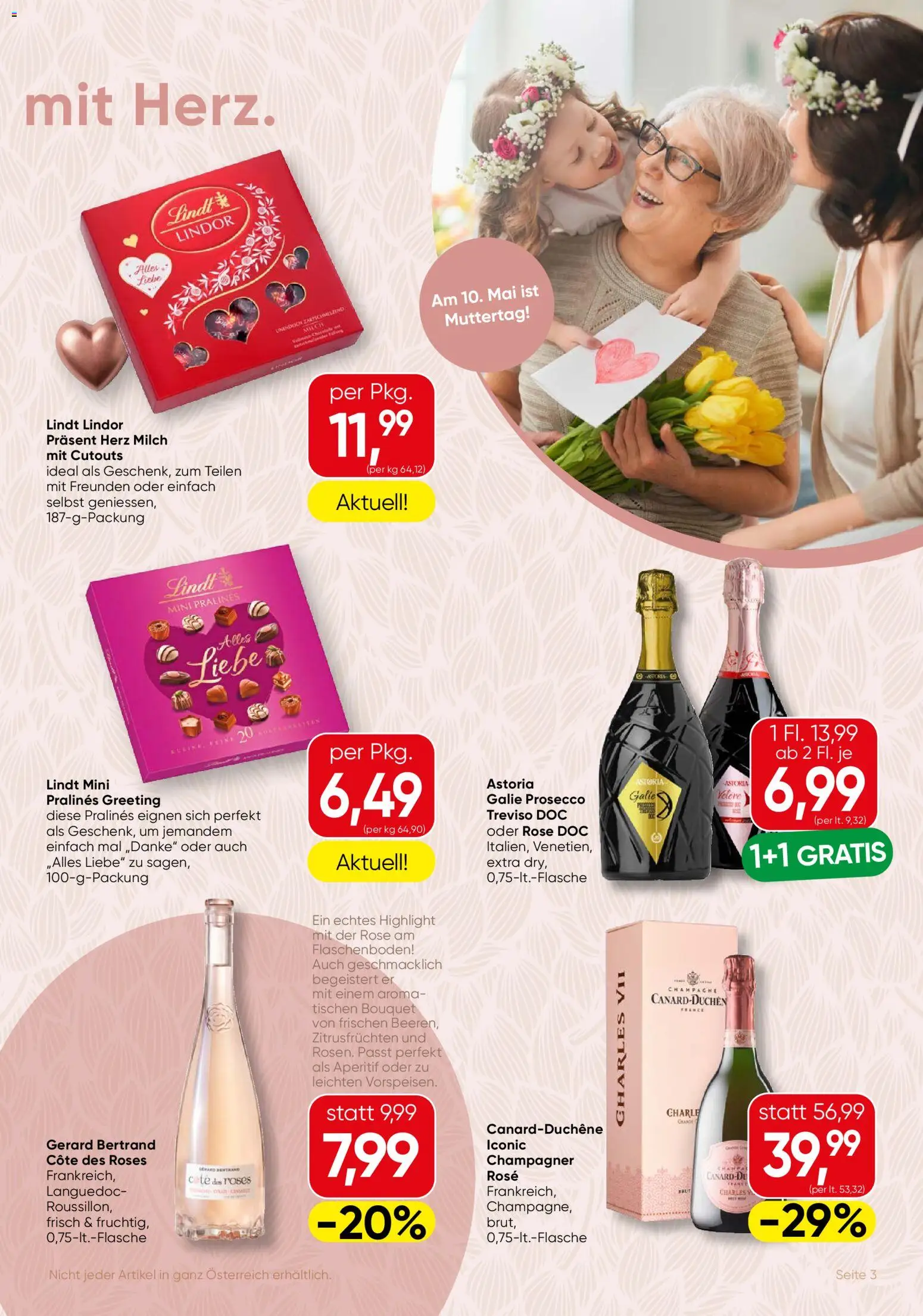 SPAR Gourmet Flugblatt gültig ab 23.04.2026 | Seite: 3 | Produkte: Milch