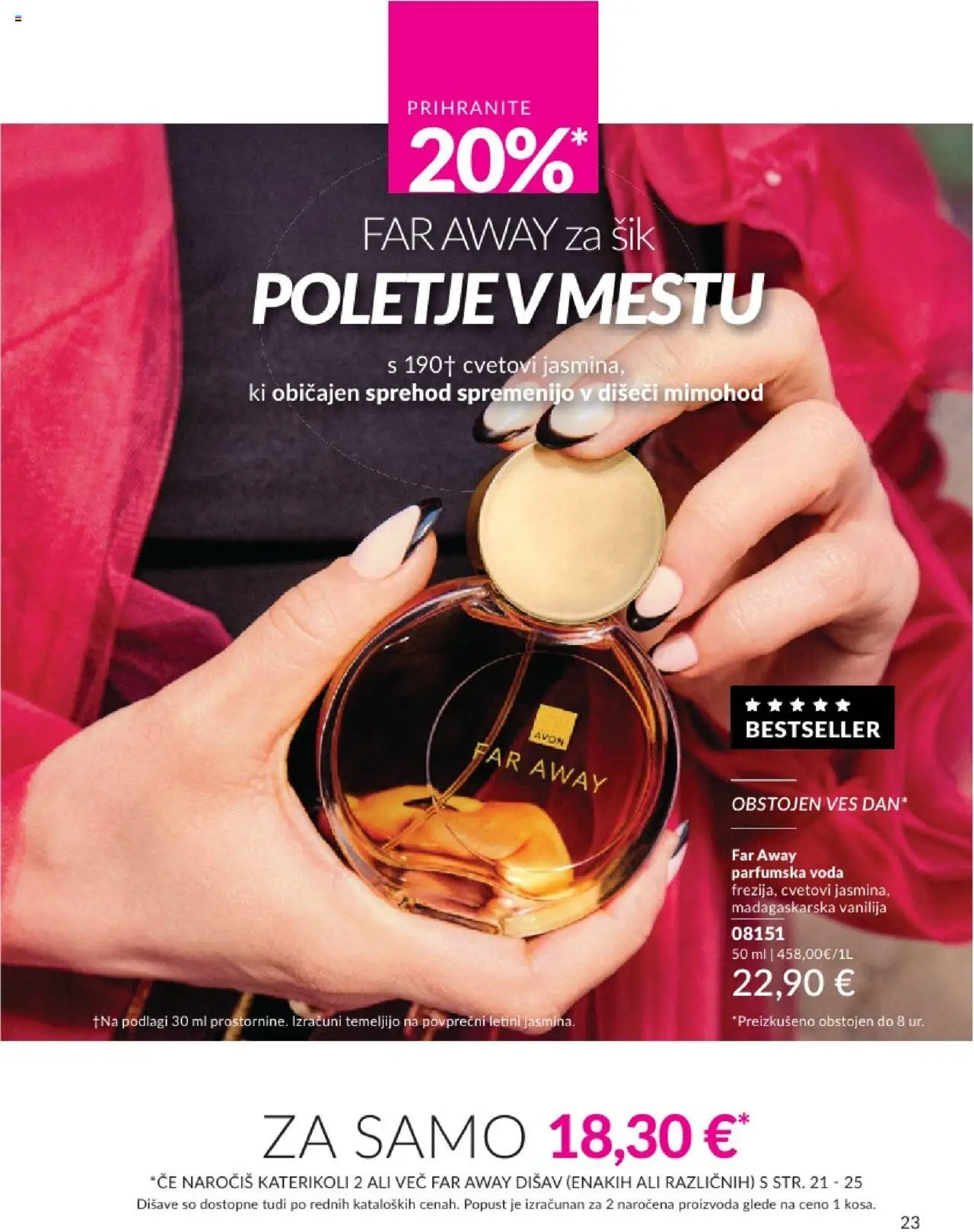 Avon katalog │ velja od 01.07.2025 | Stran: 23 | Izdelki: Voda, Parfumska voda