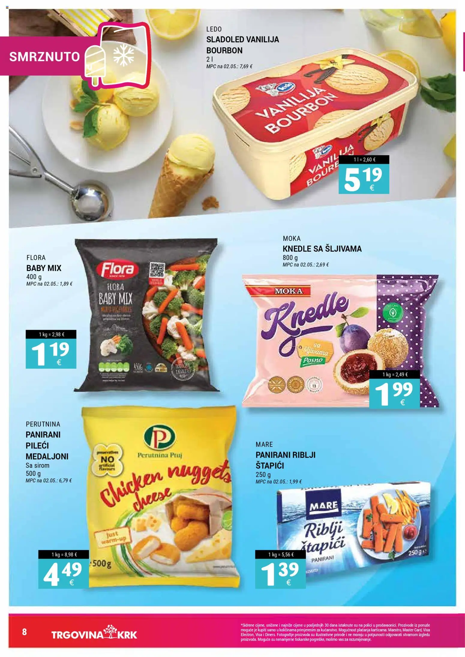Trgovina Krk katalog | vrijedi od 07.04.2026 | Stranica: 8 | Proizvodi: Ledo, Sladoled, Štapići