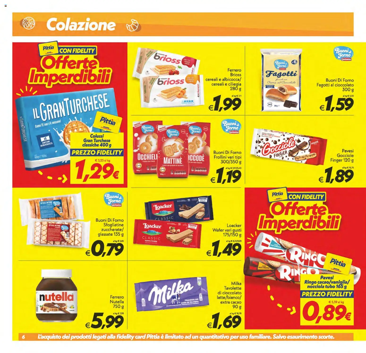 Volantino SuperConveniente del 23.01.2026 | Pagina: 6 | Prodotti: Crema, Tubo, Forno, Frollini