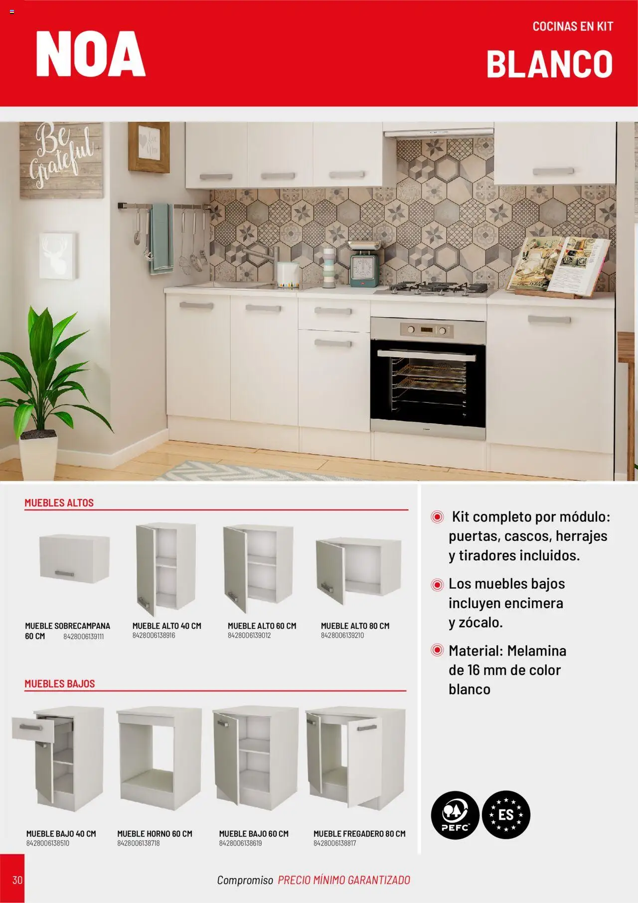 Brico Depôt Cocinas │ válido desde el 01.04.2025 | Página: 30 | Productos: Fregadero, Muebles, Horno