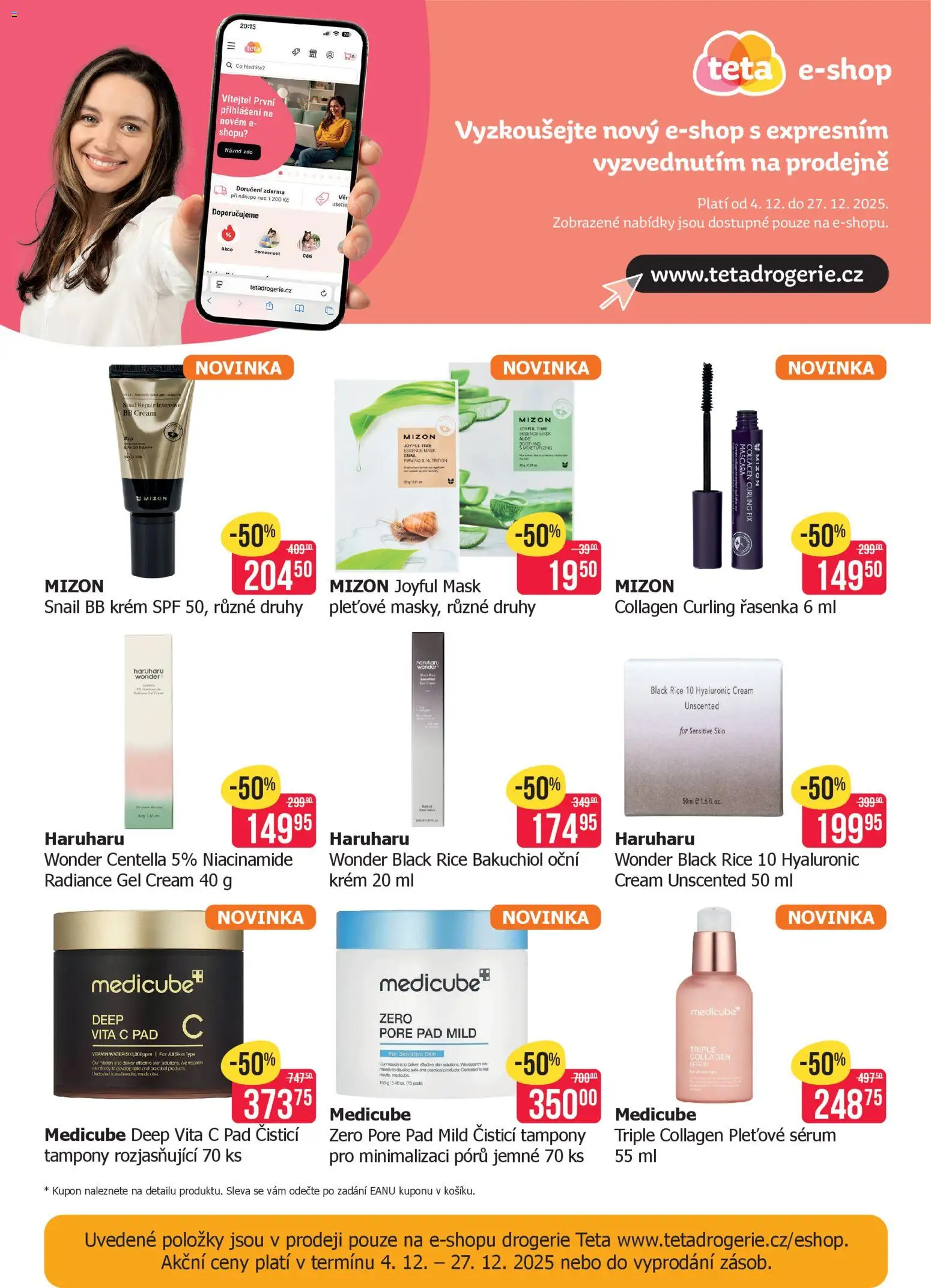 TETA Drogerie leták od 04.12.2025 | Strana: 23 | Produkty: Sérum, Drogerie, Tampony, Řasenka