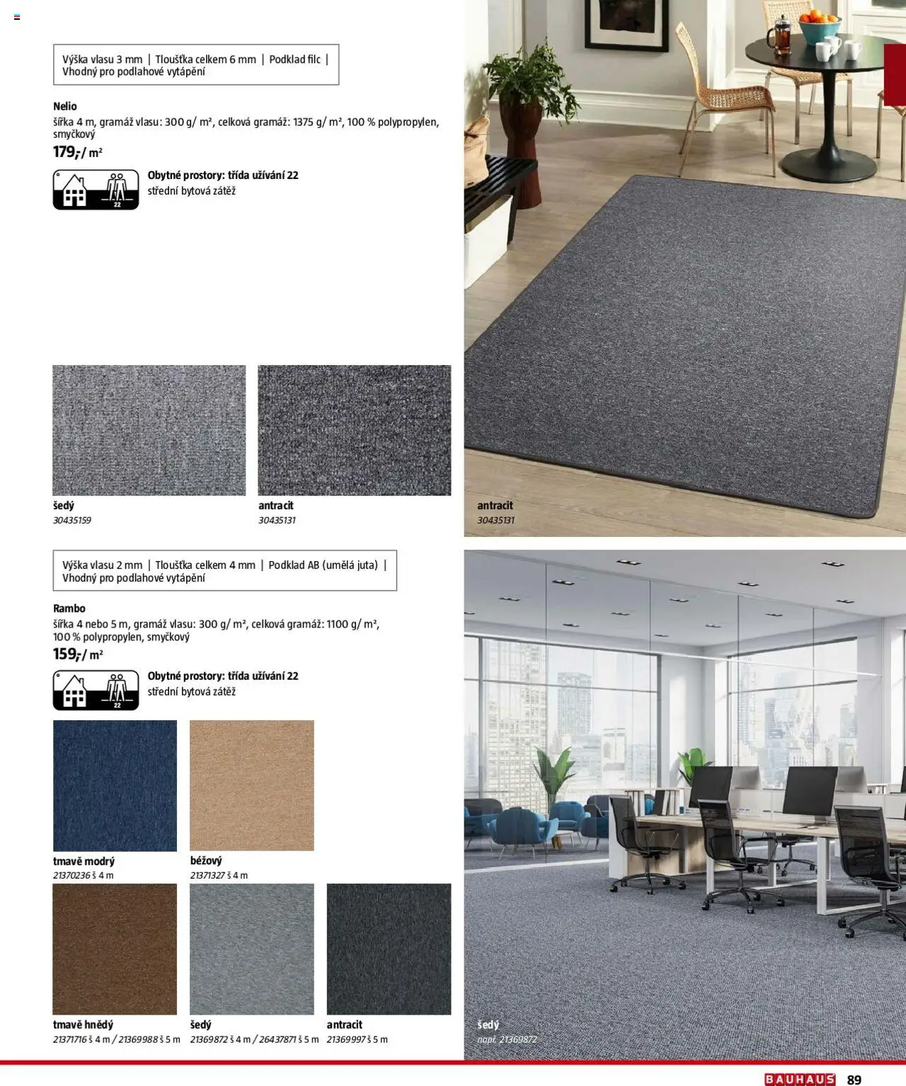 Bauhaus katalog Podlahové krytiny od 01.08.2025 | Strana: 89