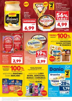 Kaufland gazetka od 26.06.2025 | Strona: 5 | Produkty: Serek homogenizowany, Roladki Devolay, Ser, Majonez