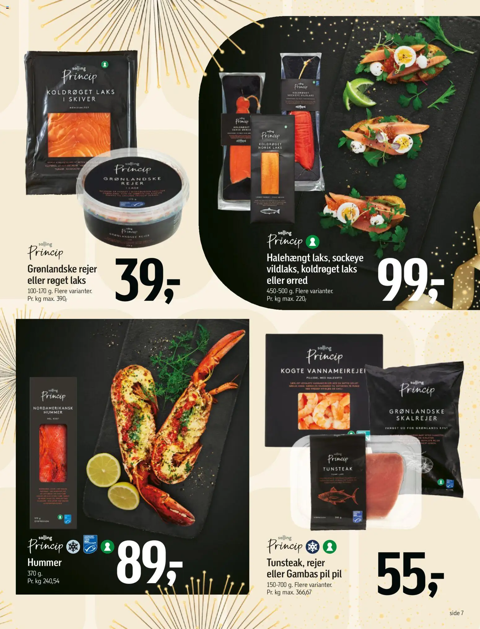 Føtex tilbudsavis – gyldig fra 27.12.2025 | Side: 7 | Produkter: Hummer, Rejer