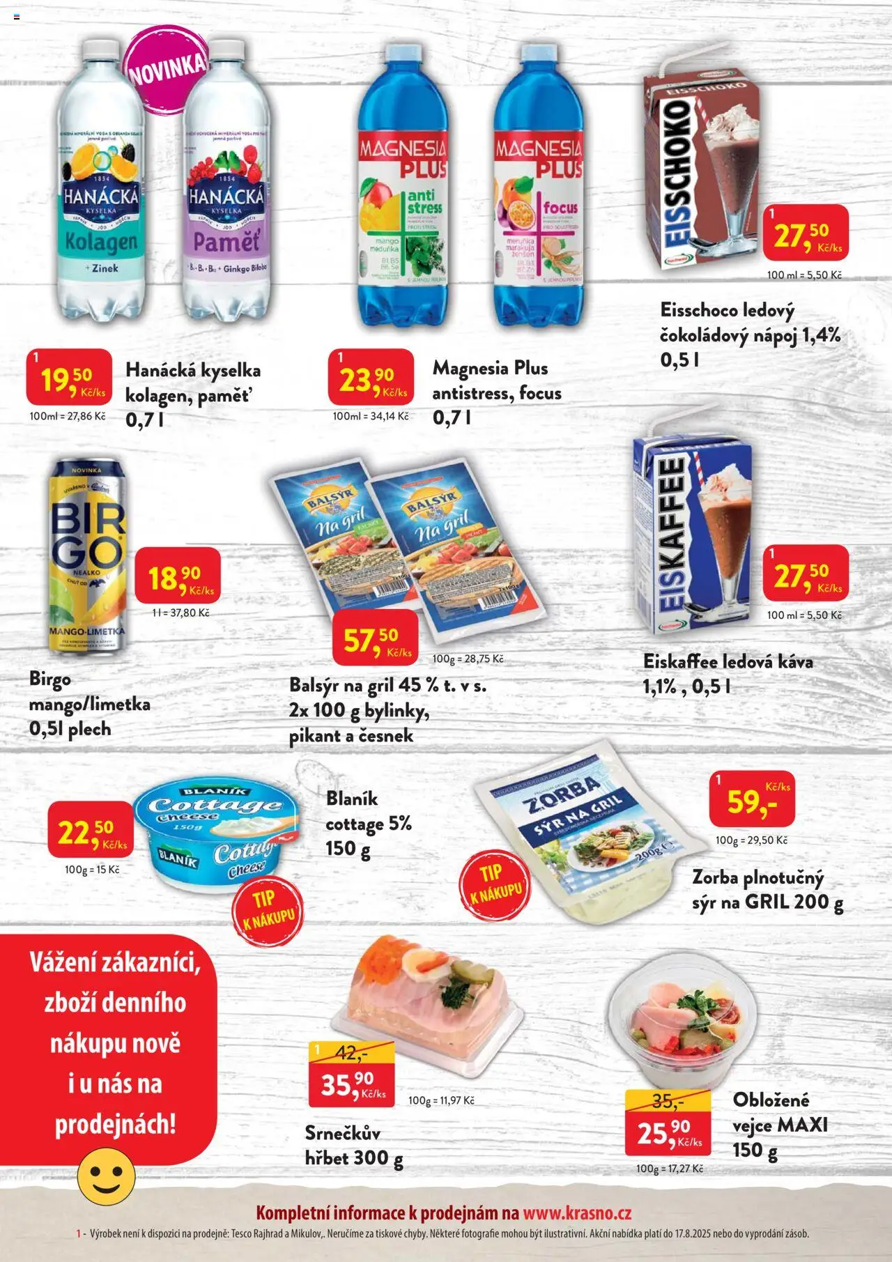 MP Krásno leták od 04.08.2025 | Strana: 4 | Produkty: Vejce, Magnesia, Eiskaffee, Marakuja