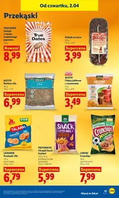 Pogląd oferty "PRZYSNACKI Chrupki Snack Festival, Chrupki Snack Festival, grillowany kurczak lub jalapeño, 100 g, 110 g" - ważna od 02.04.2026 | Strona: 59