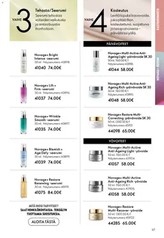 Oriflame-mainoslehti voimassa 28.01.2026 alkaen | Sivu: 97 | Tuotteet: Yövoide, Seerumi