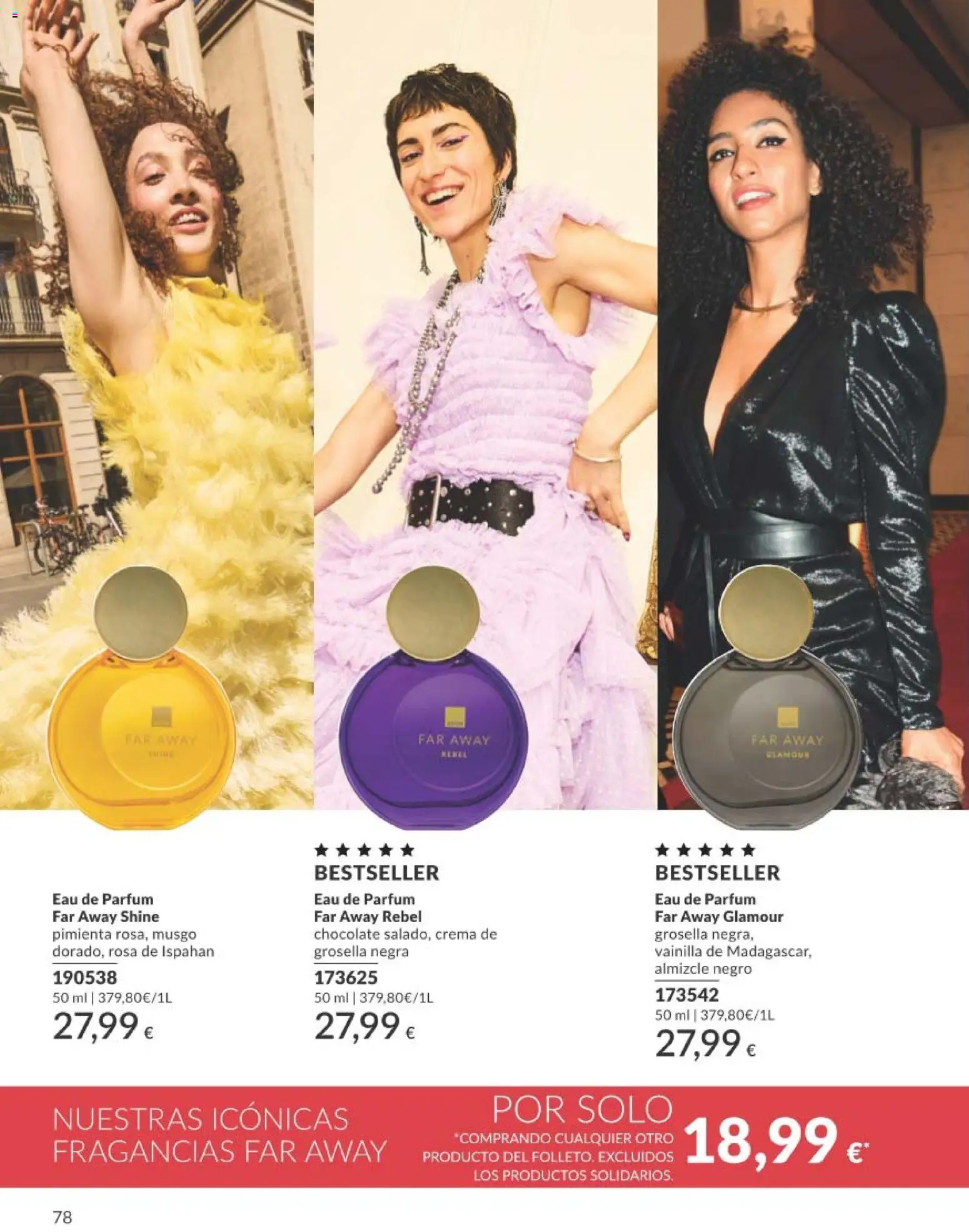 Catálogo AVON campaña 1 │ válido desde el 01.01.2026 | Página: 78 | Productos: Perfume, Chocolate, Crema, Eau de parfum