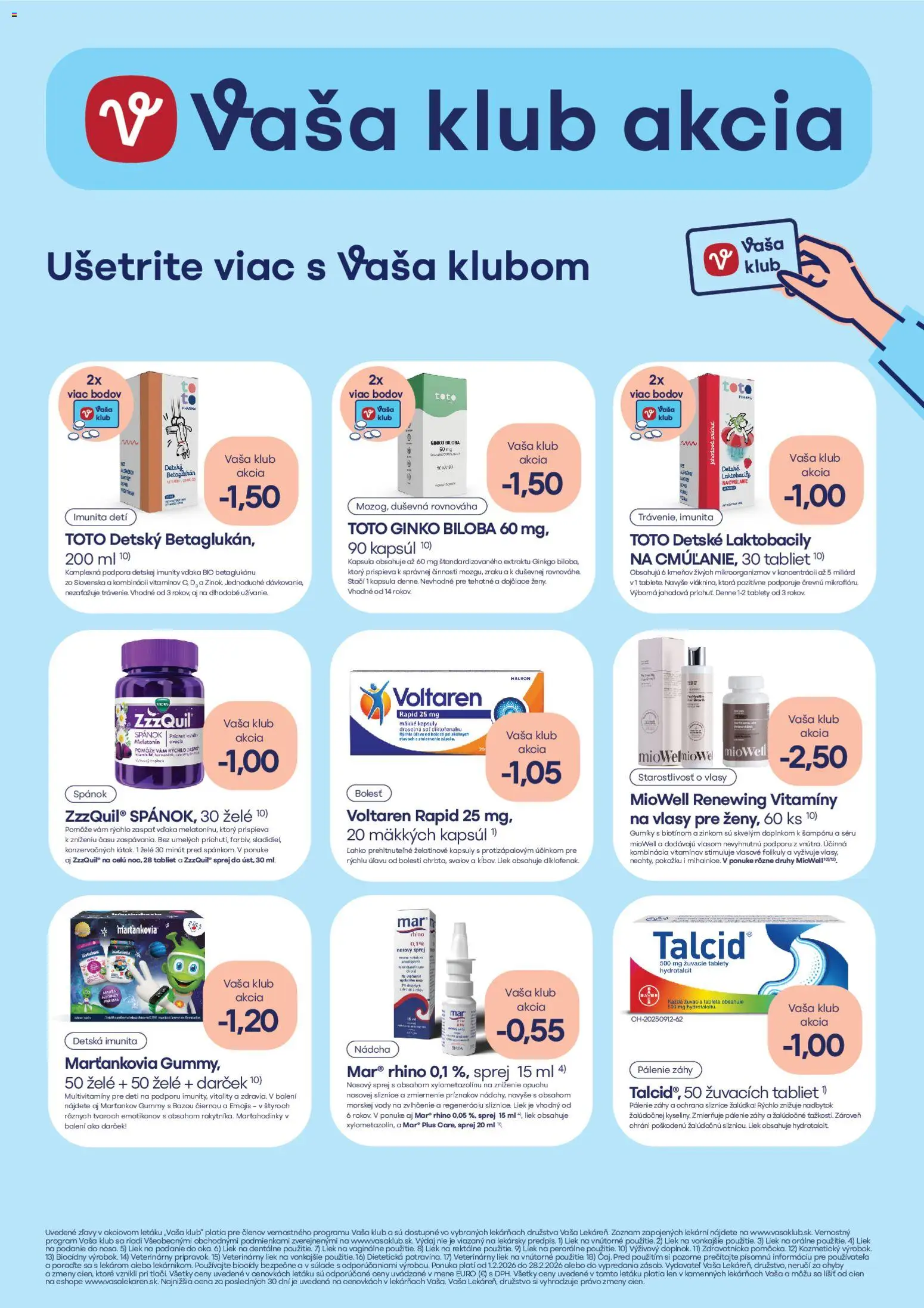 Nové Vaša lekáreň akcie – leták je platný od 01.02.2026 | Strana: 19