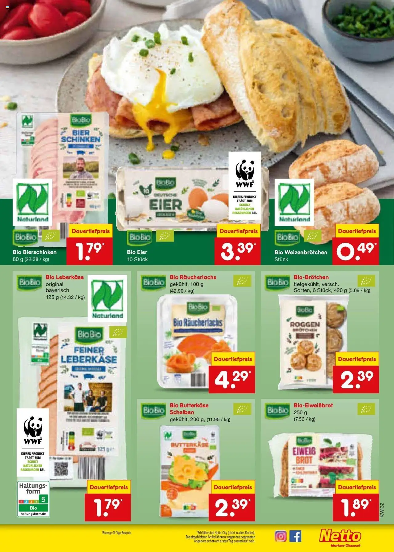 Netto Marken-Discount prospekt Buttenwiesen	 - gültig ab dem 04.08.2025 | Seite: 29 | Produkte: Bier, Räucherlachs, Brot, Schinken