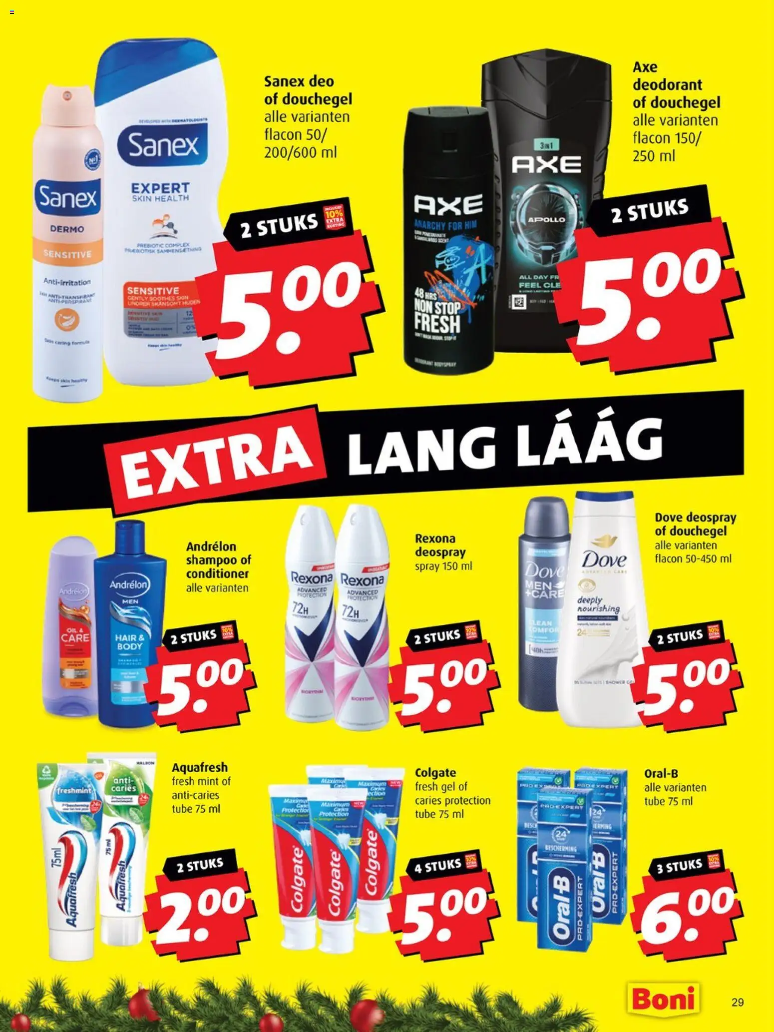 {H1} | Pagina: 29 | Producten: Deodorant, Gel, Shampoo, Douchegel