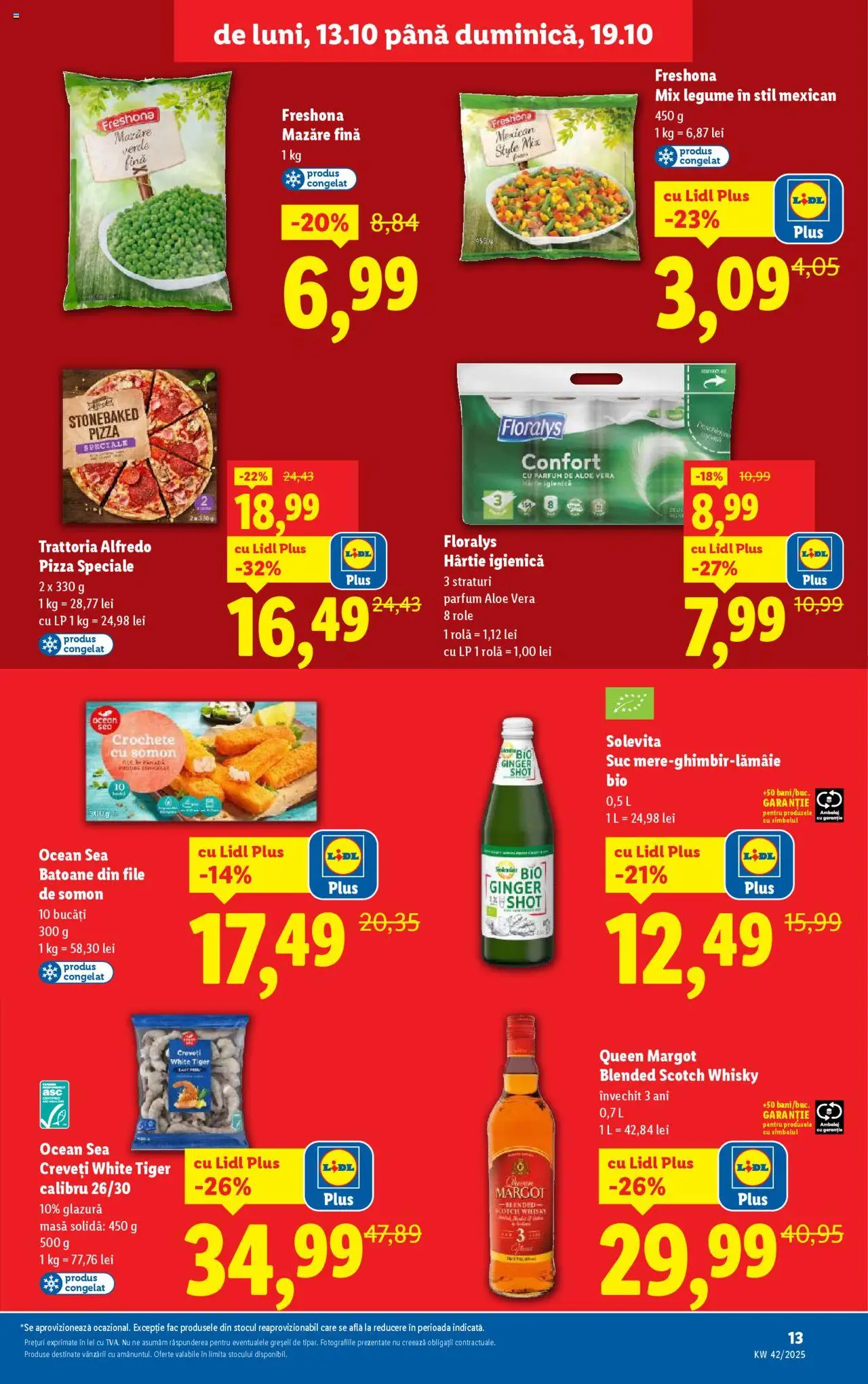 Noul catalog Lidl – valabil de la 13.10.2025 | Pagină: 13 | Produse: Şerit ödül, Parfum, Suc, Legume