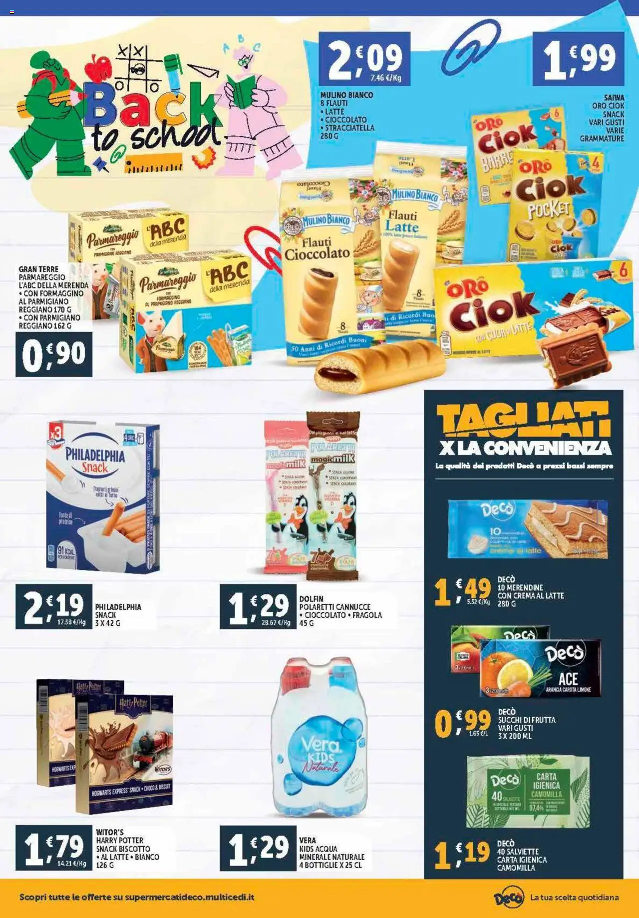 Volantino Decò del 12.09.2025 | Pagina: 8 | Prodotti: Cioccolato, Limone, Arancia, Parmigiano reggiano