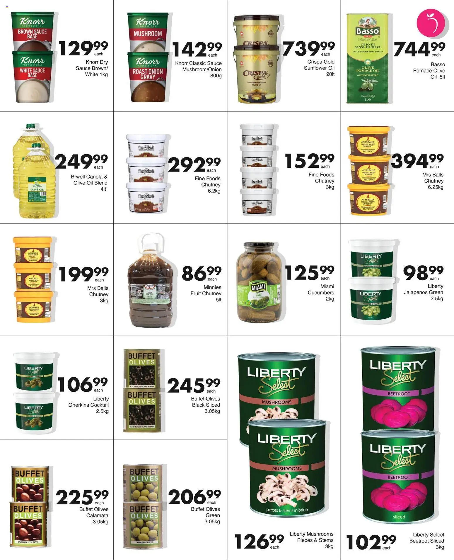 New Save catalogue – valid from 27.10.2025 | Page: 11 | Products: Mushrooms, Oil, Gravy, Fruit