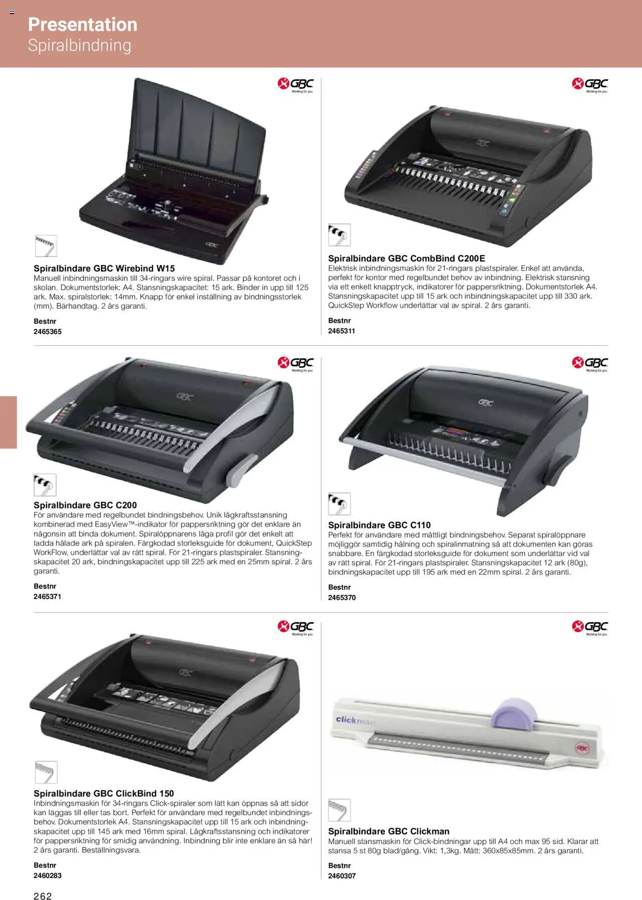 Office Depot reklamblad aktuell från 15.02.2024 | Sida: 264 | Produkter: Binda