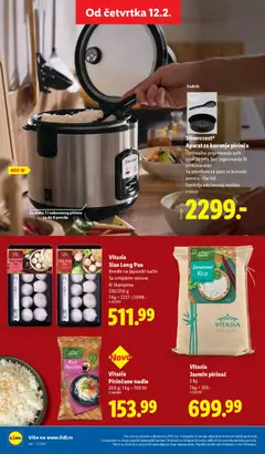 Vitasia Jasmin pirinač, 2 kg - pregled Lidl kataloga - važi od 12.02.2026 | Strana: 44