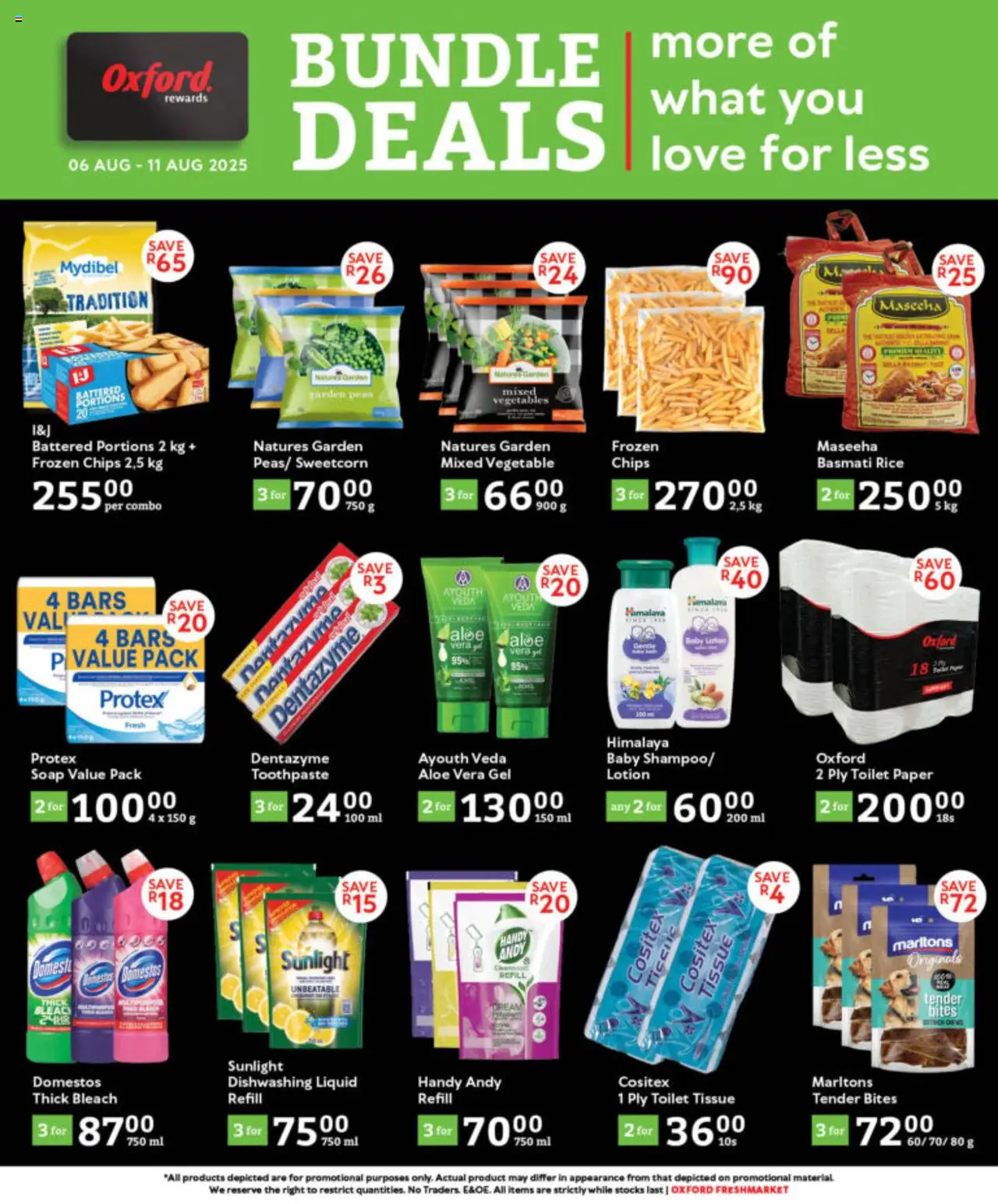 Oxford Freshmarket - Bundle Deals │ valid from 06.08.2025 | Page: 2 | Products: Toilet, Vegetables, Toilet paper, Dishwashing liquid